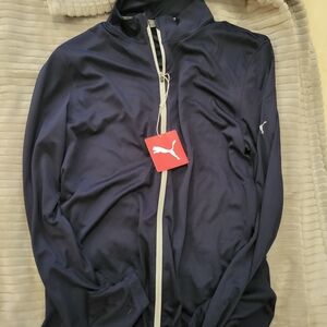 Puma Ladies Navy Full Zip